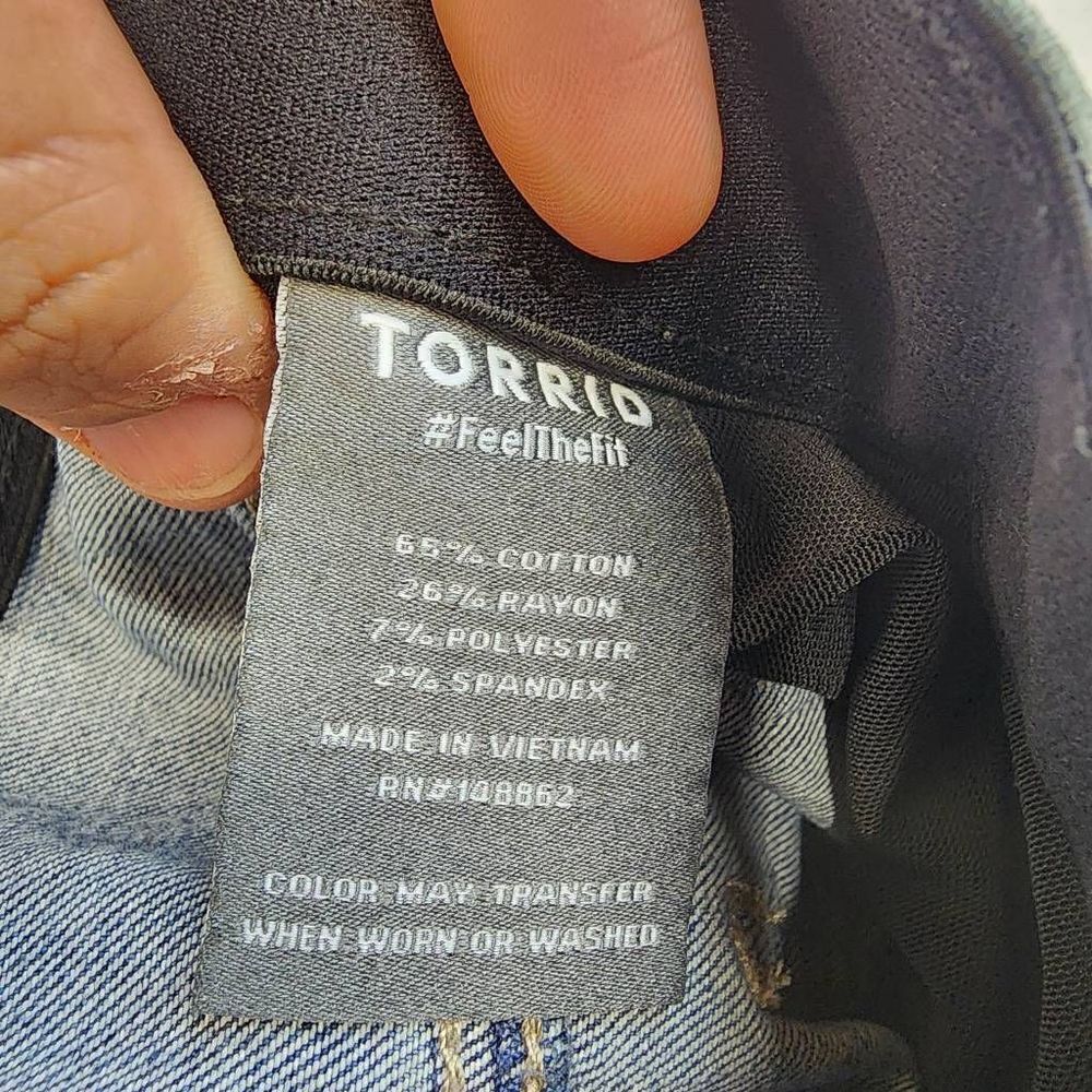 Torrid Bombshell Straight Premium Stretch Distres… - image 8